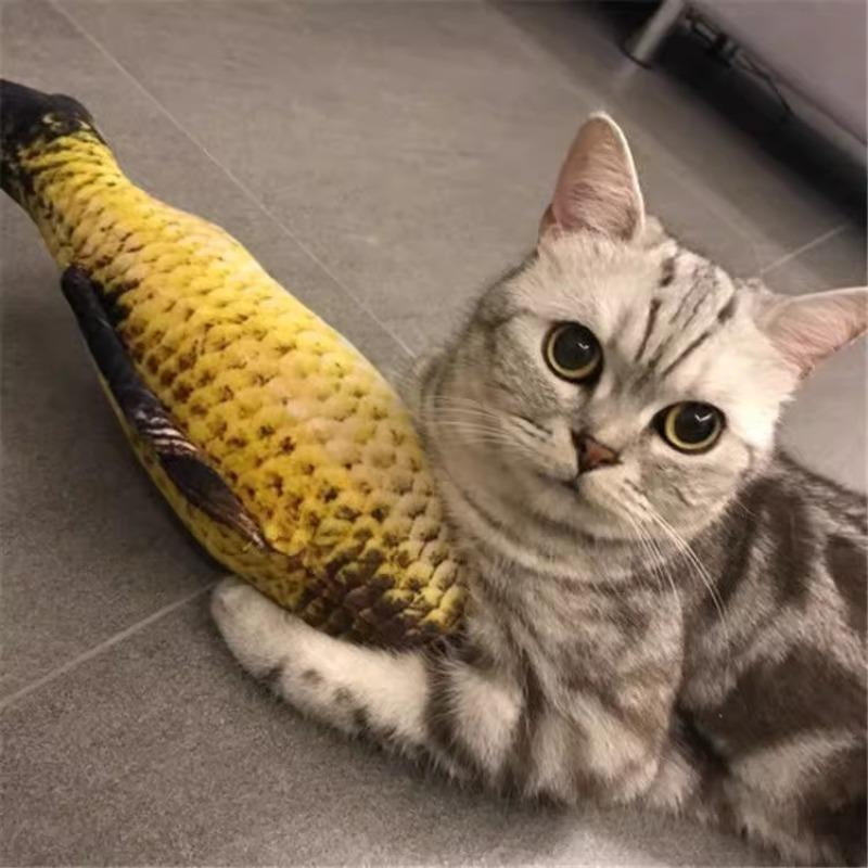Fish Shaped Cat Chew Toy, Pet Entertainment Toy, Pet Interactive Toy, Pet Supplies