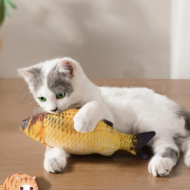 Fish Shaped Cat Chew Toy, Pet Entertainment Toy, Pet Interactive Toy, Pet Supplies