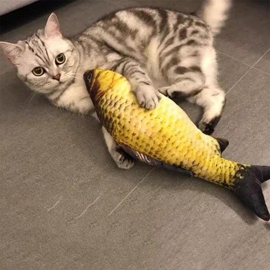 Fish Shaped Cat Chew Toy, Pet Entertainment Toy, Pet Interactive Toy, Pet Supplies